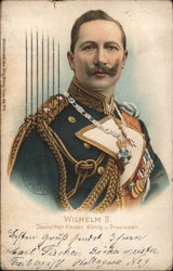 Wilhem II, German Kaiser, King of Prussia Germany Postcard Postcard Postcard