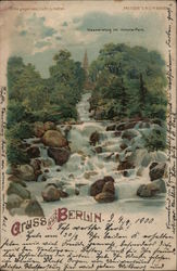 Greetings from Berlin - river Postcard