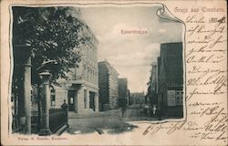 Greetings from Elmshorn Emperor Street Germany Postcard Postcard Postcard