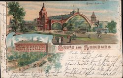 Hamburg - central Station Germany Postcard Postcard Postcard