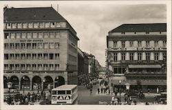 Corner of Friedrich Street and Under the Linden, Berlin Postcard