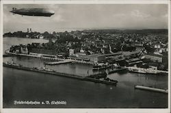 Freidrich's Port on Lake Constance Aerial View Baden-Wurttemberg, Germany Postcard Postcard Postcard