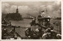 View of Port and front of Kehrwieder Island Postcard