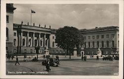 Under the Linden University, Berlin Postcard