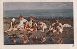 Children playing on the beach Germany Postcard Postcard Postcard