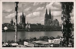 View from the Sünner Terrace Cologne, Germany Postcard Postcard Postcard