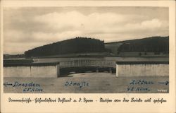 Street View between Dresden and Zittau Germany Postcard Postcard Postcard