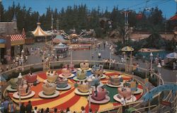 Disneyland, The Magic Kingdom, Mad Hatters Tea Party Postcard