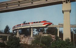 Disneyland's Monorail Anaheim, CA Postcard Postcard Postcard