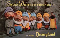 Snow White and Friends Visit Disneyland Anaheim, CA Postcard Postcard Postcard