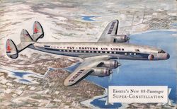 Super-Constellation Aircraft Postcard Postcard Postcard