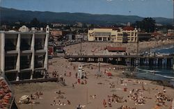 Beach at Santa Cruz Postcard