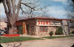 Cash Signs, 1800 Barton Springs Rd. Postcard