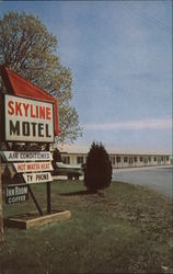 Skyline Motel Postcard