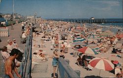 Beach and Boardwalk Postcard