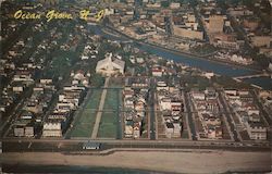 Aerial View Ocean Grove, NJ Postcard Postcard Postcard