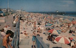 Beach and Boardwalk View Postcard