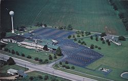 Bird's Eye View of White Fence Farm on Joliet Road Postcard