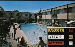 Royal Oaks Motel Sherman Oaks, CA Postcard Postcard Postcard