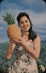 Two Hawaiian Beauties, Dole Pineapple Corporation Postcard