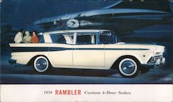 1959 Rambler Custom 4-Door Sedan Postcard