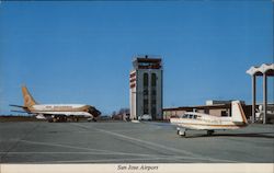 San Jose Municipal Airport California Postcard Postcard Postcard