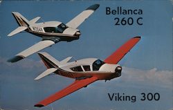 Bellanca 260C and Viking 300 Aircraft Postcard