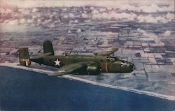 Tokyo Raider, North American B-25 Aircraft Postcard Postcard Postcard