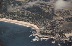 Aerial Carmel, CA Postcard Postcard Postcard