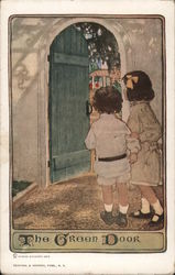 Children at the Green Door Postcard