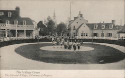 The Village Green, A Colonial Village, A Century of Progress, Chicago 1933 Chicago World Fair Postcard Postcard Postcard