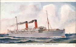 Union Castle Royal Mail Steamer - "Armadale Castle" Postcard