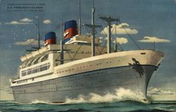 The S.S. President Wilson Postcard