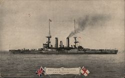 Britain's Bulwarks H.M.S. "Swiftsure" Battleships Postcard Postcard Postcard