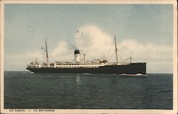 SS Suecia - SS Britannia Cruise Ships Postcard Postcard Postcard