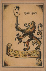 Lang Gewacht en Toch Gekregen 1940-1945 Postcard