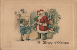 A Merry Christmas Postcard