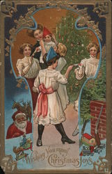 Wishing You many Christmas Joys Postcard