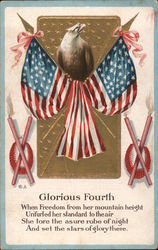 Glorious Fourth 4th of July Postcard Postcard Postcard