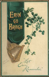 Erin Go Bragh - Let Erin Remember Postcard