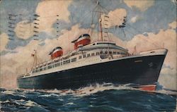 United States Lines S.S. America Postcard