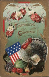 Thanksgiving Greetings Turkeys Postcard Postcard Postcard