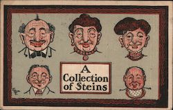 A Collection of Steins Postcard