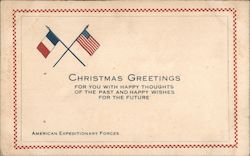 Christmas Greetings: American Expeditionary Forces Postcard