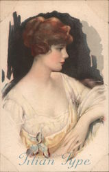 Titian Type: Djer-Kiss Rouge and Face Powder Compacts Advertising Trade Card Trade Card Trade Card