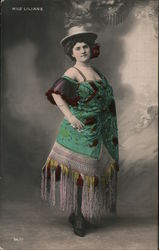 Photo of Woman in Ethnic Dress "Liliane" Postcard