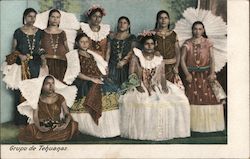 Grupo de Tehuanas (Group of women from the Isthmus of Tehuantepec, Mexico) Postcard Postcard Postcard