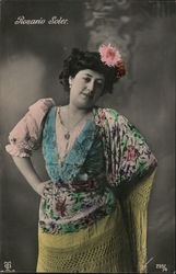 Rosario Soler, Spanish Actress and Singer Actresses Postcard Postcard Postcard