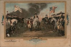 Parade at Yorktown Oct. 1781 Surrender of Cornwallis Postcard