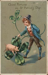 Good Fortune on St Patrick's Day Postcard